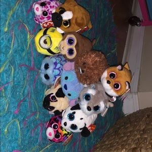 Tiny ty stuffed animal set